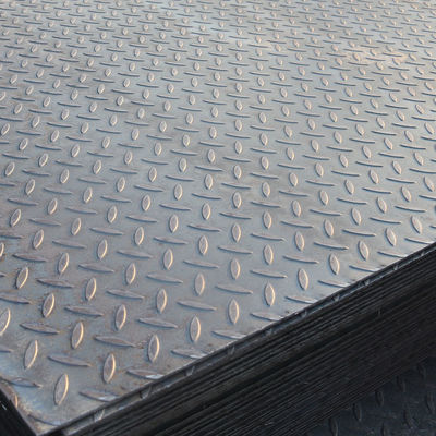 ประเทศจีน Q235 A36 Ss400 แผ่นเหล็กเพชร Ms